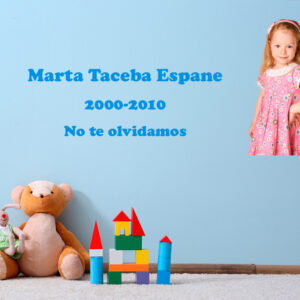 Lápida a color infantil 1969