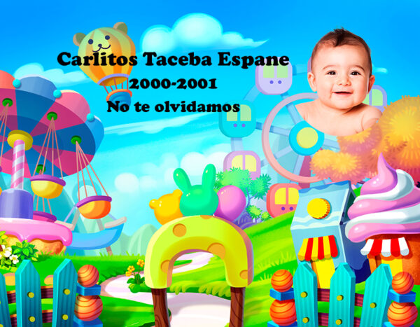 Lápida a color infantil 2167