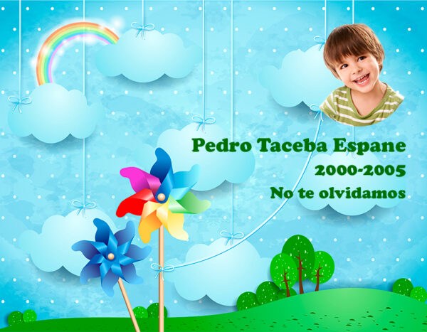 Lápida a color infantil 3325