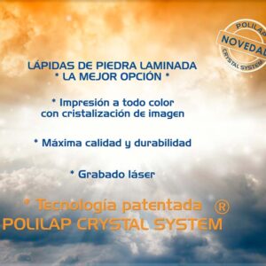 Lápida a color laicos 4357