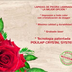 Lápida a color laicos 4731 MARMOL 1940