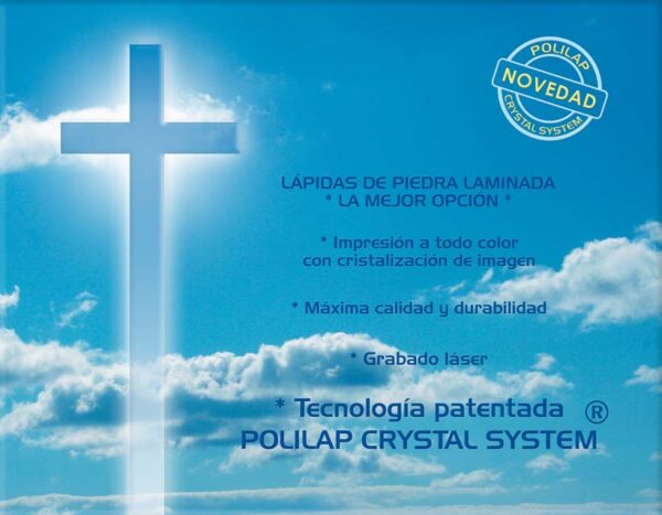 Lápida a color religiosos 3852