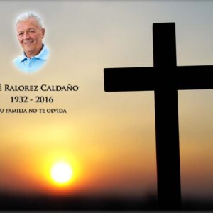 Lápida a color religiosos 9699