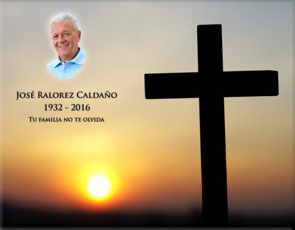 Lápida a color religiosos 9699