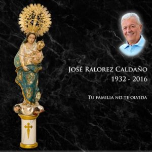 Lápida a color religiosos RL010 MARMOL 0383